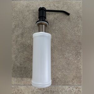 Built in Soap Dispenser Stainless Steel Countertop Pump matte black